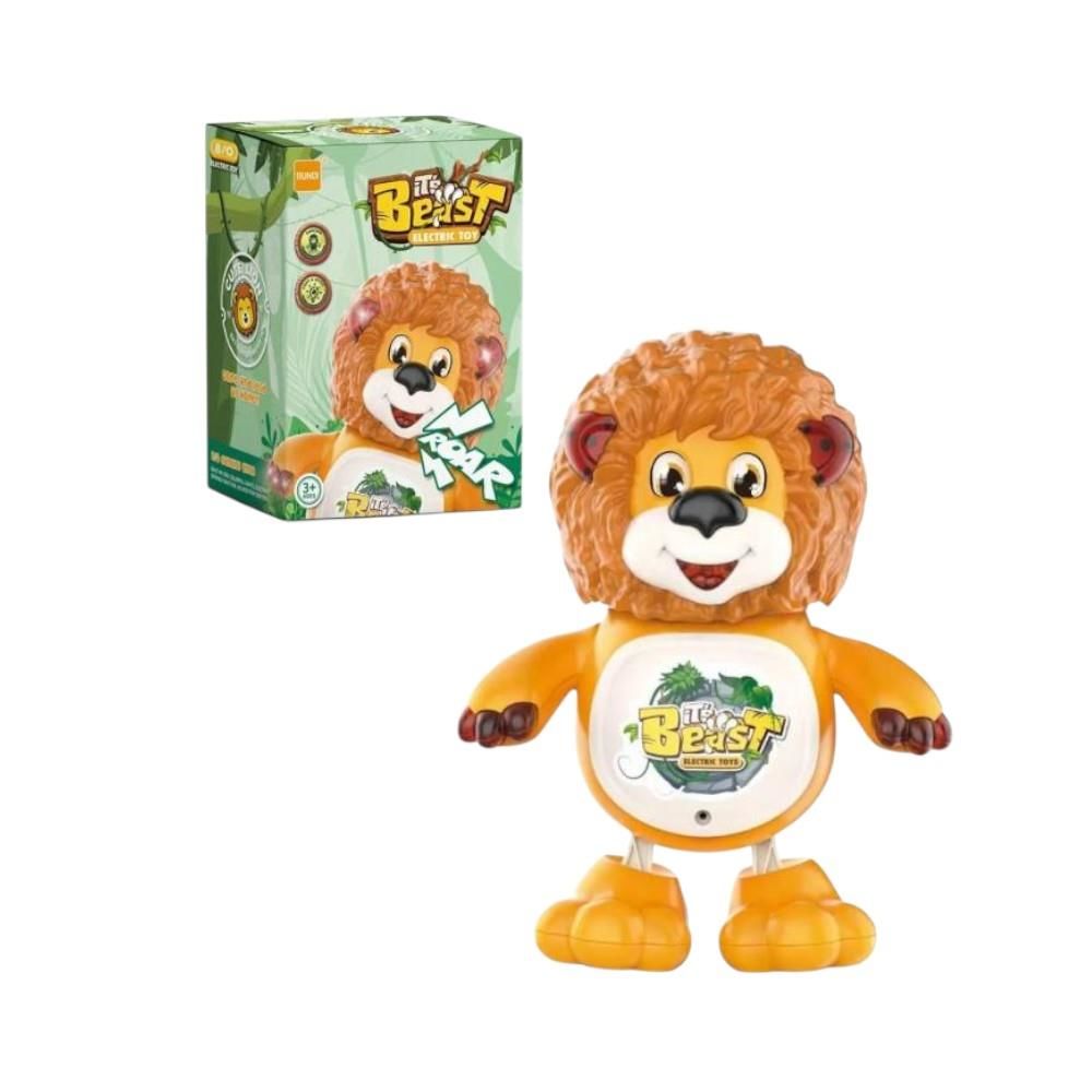 Sesli Işıklı Hareketli Dans Edebilen Emekleme Aslan