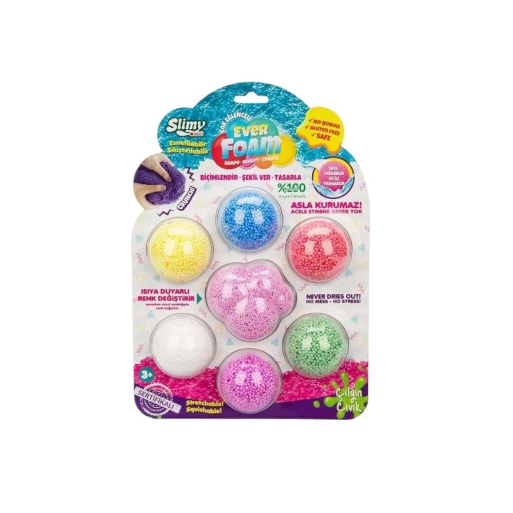 7 Renkli Köpük Slime