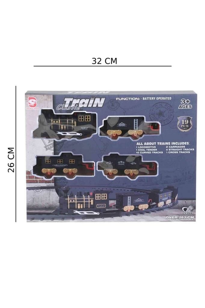 Raylı Tren Işıklı 285 Cm 20 Parça