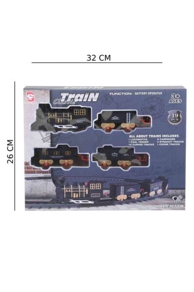 Raylı Tren Işıklı 285 Cm 20 Parça