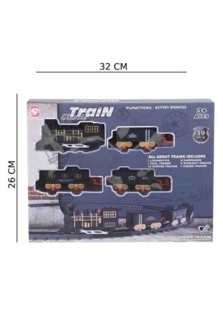 Raylı Tren Işıklı 285 Cm 20 Parça