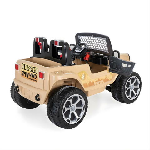 Safari 24V 4x4 Uzaktan Kumandalı Çift Kişilik Akülü Araba