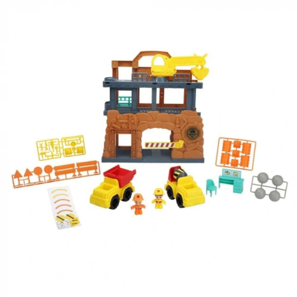 Tiny Kıddım İnşaat Sahası 33 Parça Sesli Işıklı