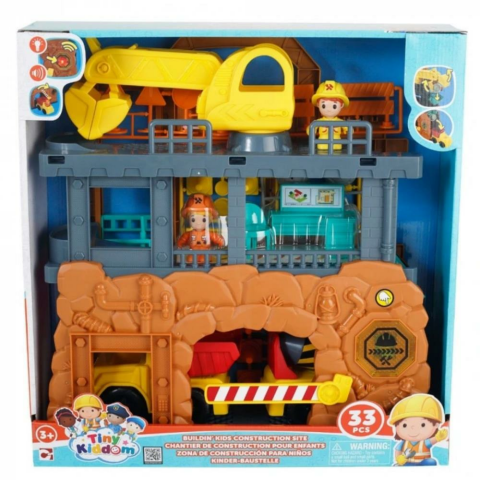 Tiny Kıddım İnşaat Sahası 33 Parça Sesli Işıklı