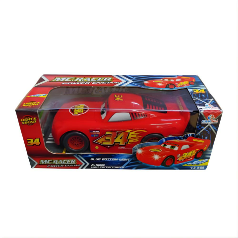 Mc Racer Pilli Kırmızı Araba