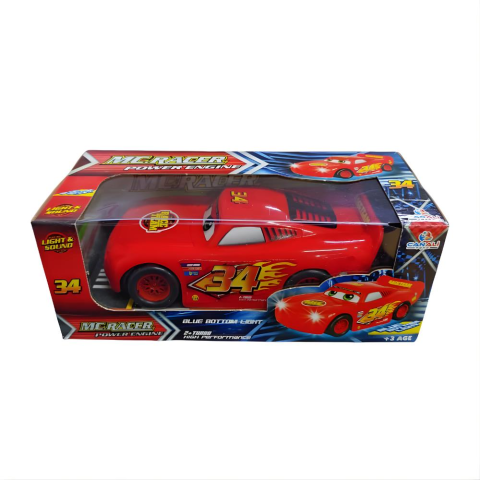 Mc Racer Pilli Kırmızı Araba