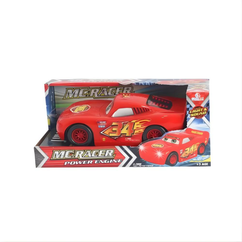 Mc Racer Pilli Kırmızı Araba