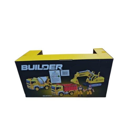 Sürtmeli Sesli 3 lü İş Makinası