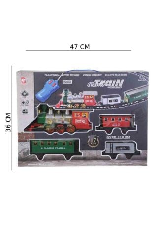Uzaktan Kumandalı Işıklı Sesli Tren Set 17 Parça
