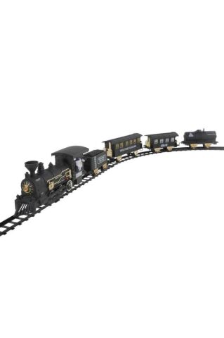 Işıklı Müzikli Buharlı Tren Set 17 Parça 415 cm