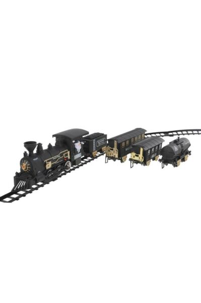 Işıklı Müzikli Buharlı Tren Set 17 Parça 415 cm