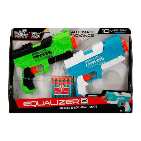Air Warriors Equalizer 10 Mermili 2’li Sünger Dart Atan Silah 21 cm