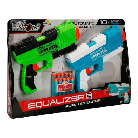 Air Warriors Equalizer 10 Mermili 2’li Sünger Dart Atan Silah 21 cm