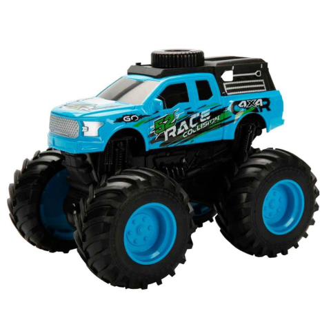 Sesli ve Işıklı Sürtmeli 4X4 Arazi Aracı