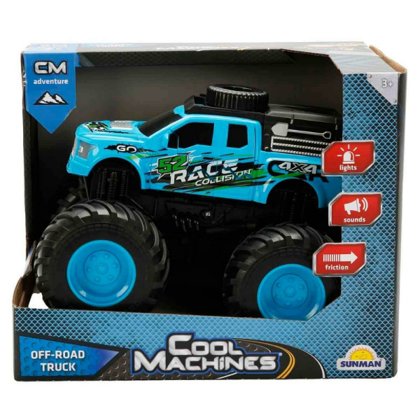 Sesli ve Işıklı Sürtmeli 4X4 Arazi Aracı