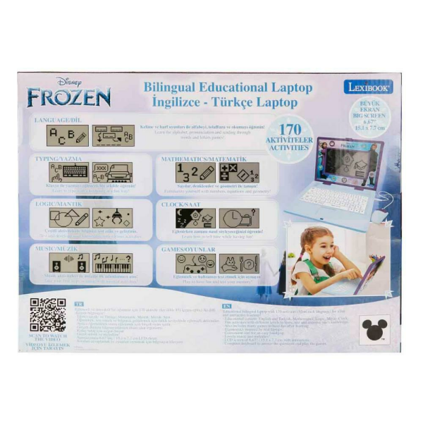 Frozen İngilizce Türkçe Laptop