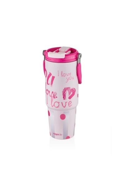 Vagonlife 900ml Çelik Matara Acık Pembe