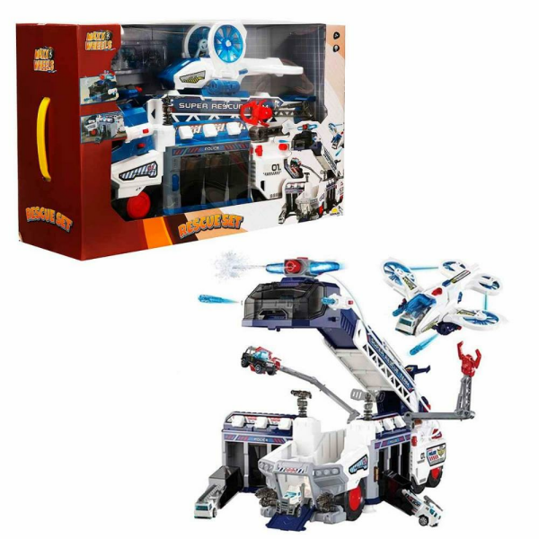 Maxx Wheels Sesli ve Işıklı Kurtarma Garaj Seti