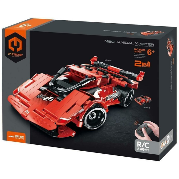 Uzaktan Kumandalı Super Araba 2IN1 Kırmızı 351 Parça