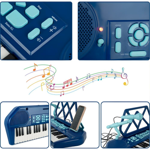 49 Tuşlu Standı Tabureli Piyano Seti Mikrofonlu Karaoke