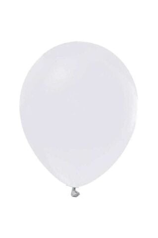 Beyaz Renk 100 Adet 12 Inch Balon
