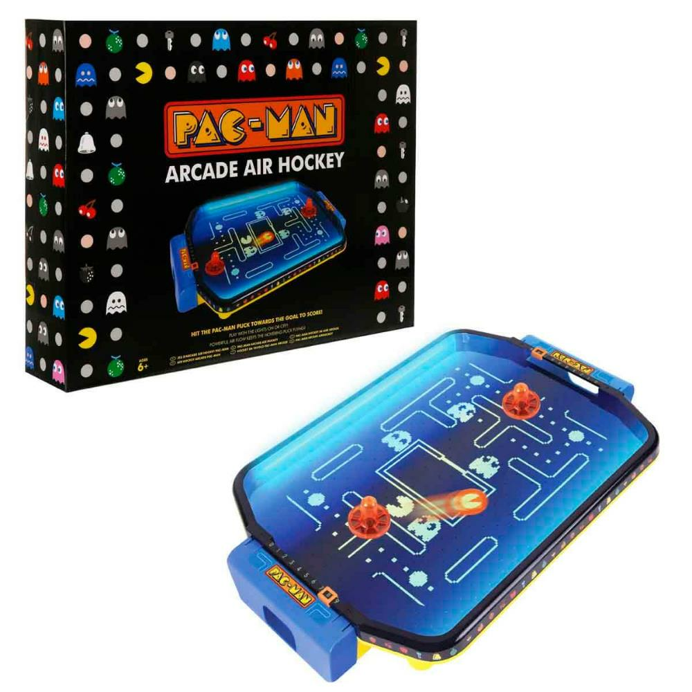 Işıklı Pac-Man Arcade Masaüstü Hava Hokeyi