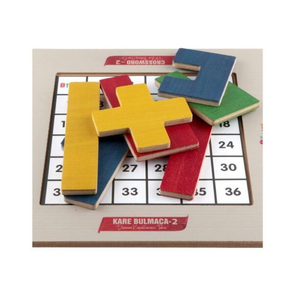 Kare Bulmaca 2 - Ahşap Zeka Ve Strateji Oyunu