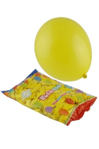 Balon Baskı Sarı 100 Lü 12 inç