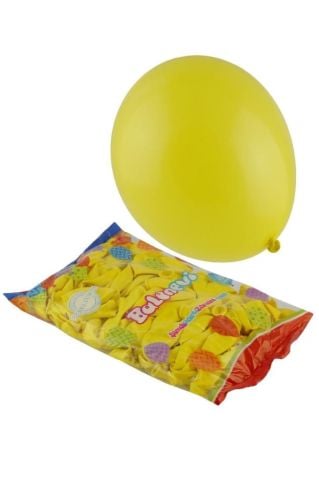 Balon Baskı Sarı 100 Lü 12 inç