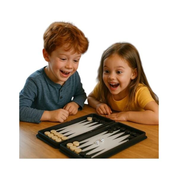 Manyetik Üçlü Oyun Seti - Satranç - Tavla - Dama