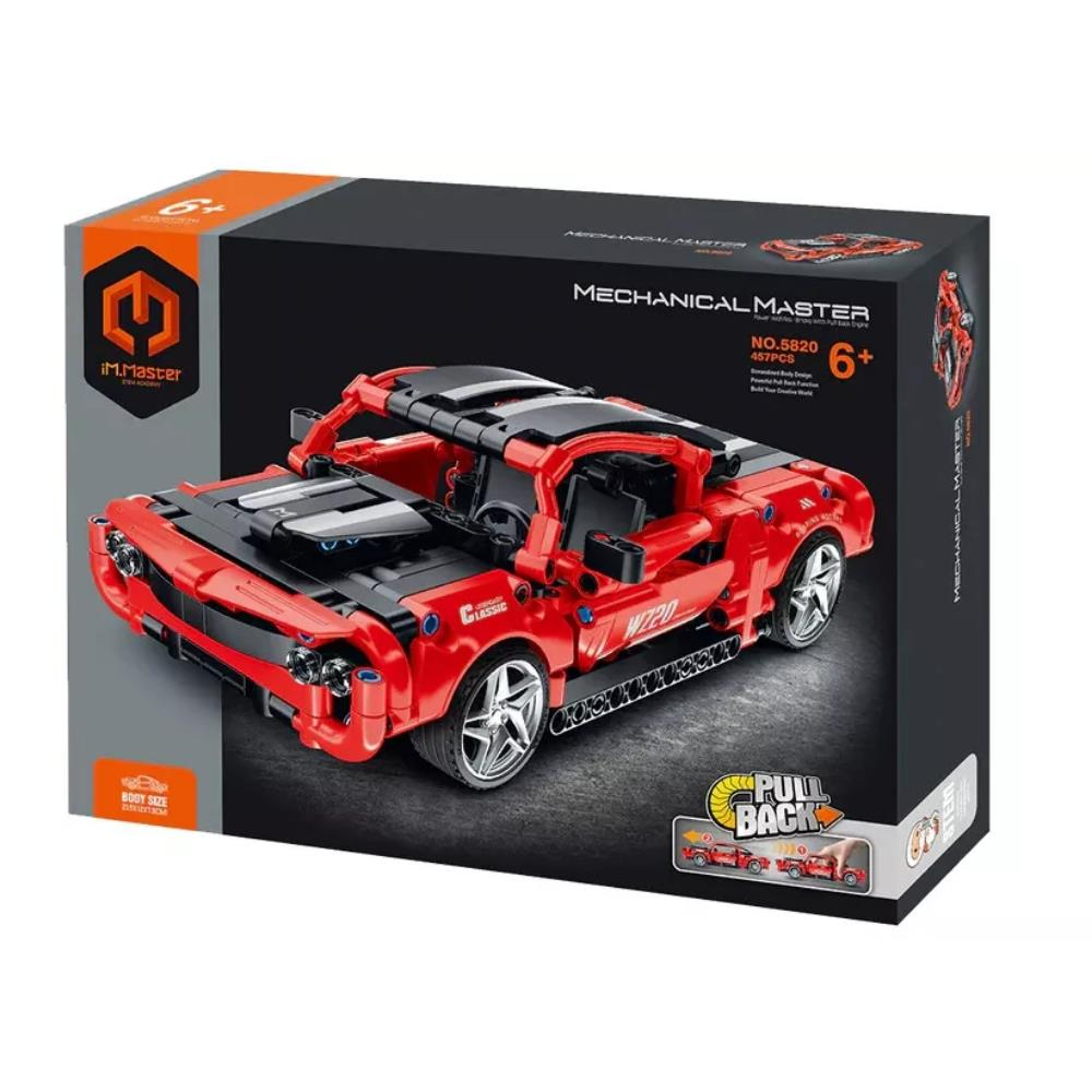 Süper Araba Kırmızı 457 Parça