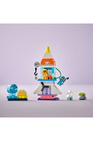 LEGO ® DUPLO® 3’ü 1 arada Uzay Mekiği Macerası Oyuncağı 10422 (58 Parça)