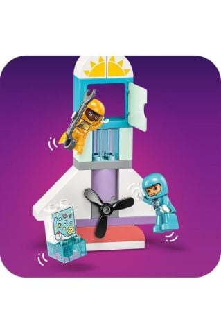 LEGO ® DUPLO® 3’ü 1 arada Uzay Mekiği Macerası Oyuncağı 10422 (58 Parça)