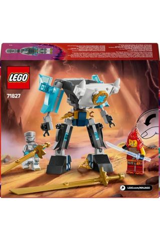 LEGO ® NINJAGO® Zane’in Savaş Zırhı Mech’i 71827 - 6 Yaş ve Üzeri Yapım Seti (92 Parça)