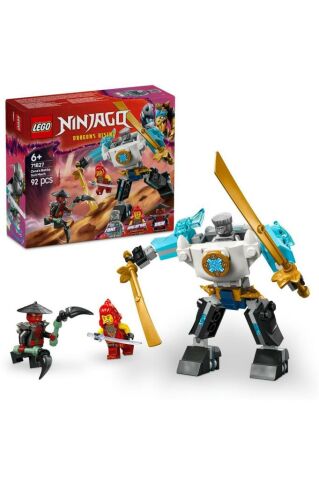 LEGO ® NINJAGO® Zane’in Savaş Zırhı Mech’i 71827 - 6 Yaş ve Üzeri Yapım Seti (92 Parça)