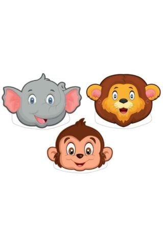 Safari Partisi Maske 6 Lı