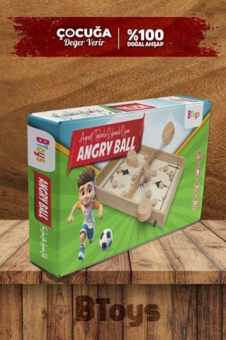 Angry Ball - Ahşap Zeka Ve Strateji Oyunu