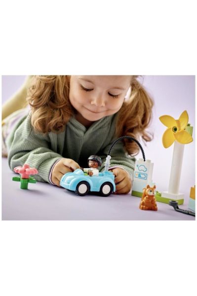 LEGO ® DUPLO® Kasabası Rüzgar Türbini 10985 - 2 Yaş ve Üzeri Çocuklar İçin Yapım Seti (16 Parça)
