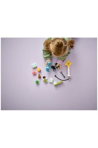 LEGO ® DUPLO® Kasabası Rüzgar Türbini 10985 - 2 Yaş ve Üzeri Çocuklar İçin Yapım Seti (16 Parça)