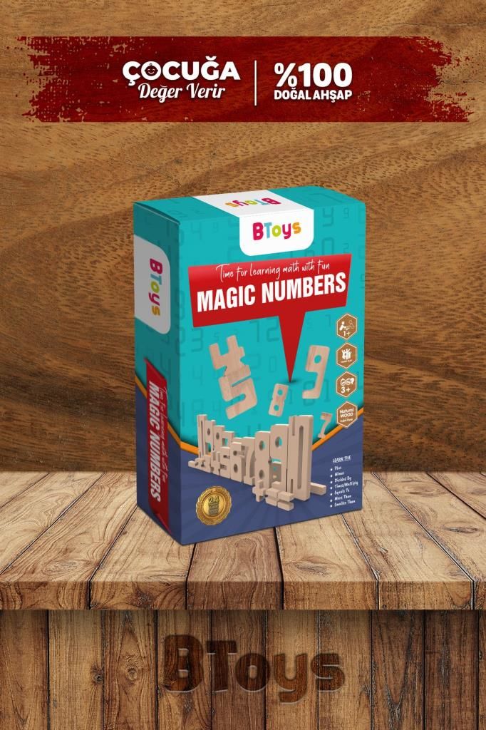 Magic Number - Ahşap Zeka Ve Strateji Oyunu