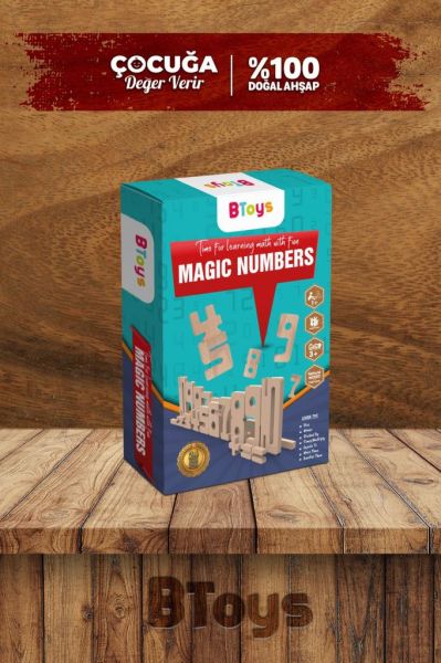 Magic Number - Ahşap Zeka Ve Strateji Oyunu