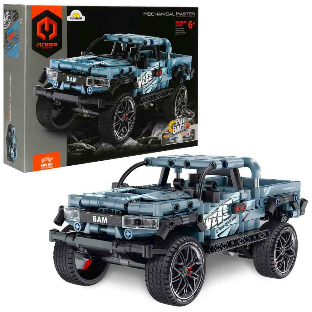 iM. Master Çek Bırak Mavi Pick Up 463 Parça