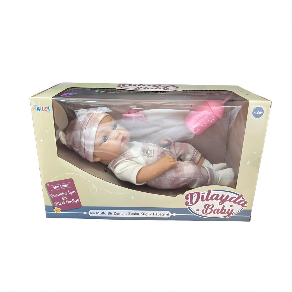 26 Cm Tam Kauçuk Bebek, Emzik ve Biberonlu