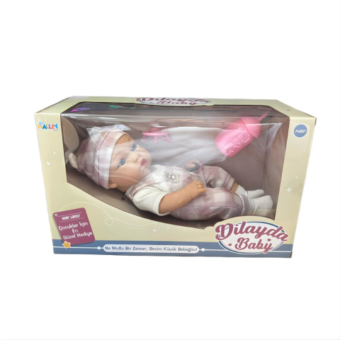 26 Cm Tam Kauçuk Bebek, Emzik ve Biberonlu
