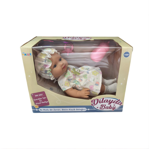 26 Cm Tam Kauçuk Bebek, Emzik ve Biberonlu