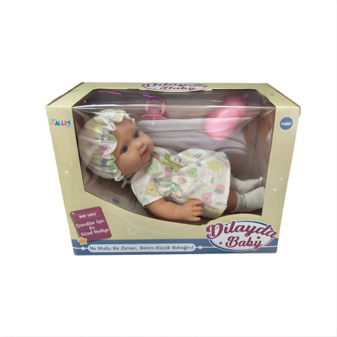 26 Cm Tam Kauçuk Bebek, Emzik ve Biberonlu