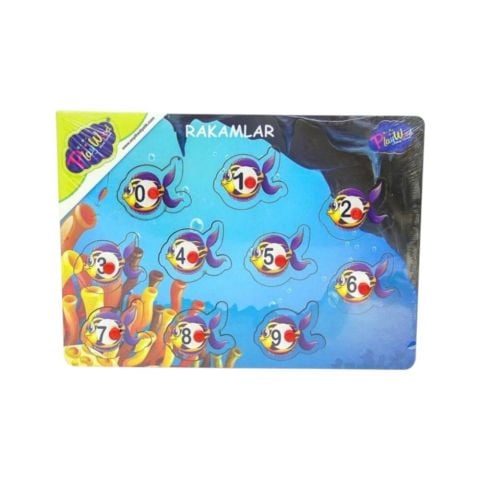 Ahşap Tutmalı Rakamlar Yapboz