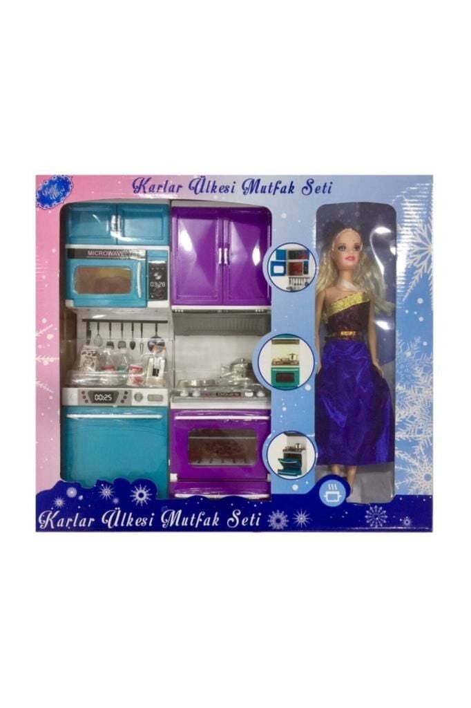 Oyuncak Bebekli Mutfak Seti 2'li