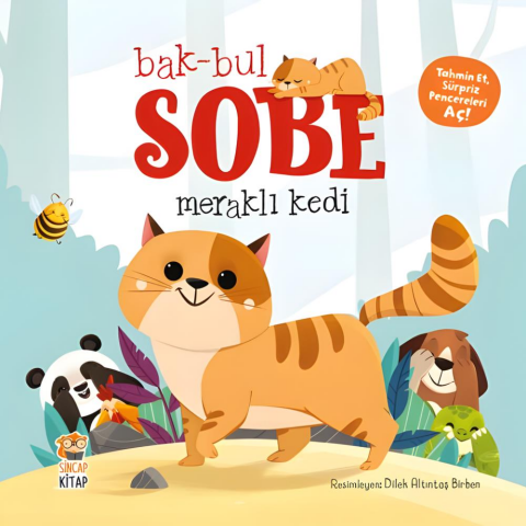 Bak-Bul Sobe - Meraklı Kedi (Ciltli)