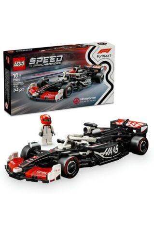 LEGO ® Speed Champions MoneyGram Haas F1® Team VF-24 Yarış Arabası 77250 10+ Oyuncak Yapım Seti (242 P)